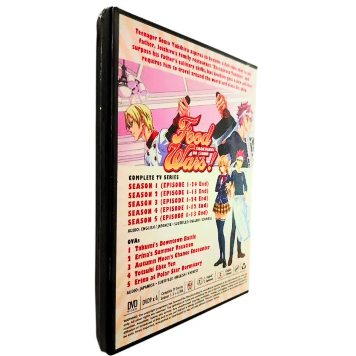 DVD ANIME FOOD WARS! SHOKUGEKI NO SOMA SEA 1-5 VOL.1-86 END ENG DUB + FREE  DVD