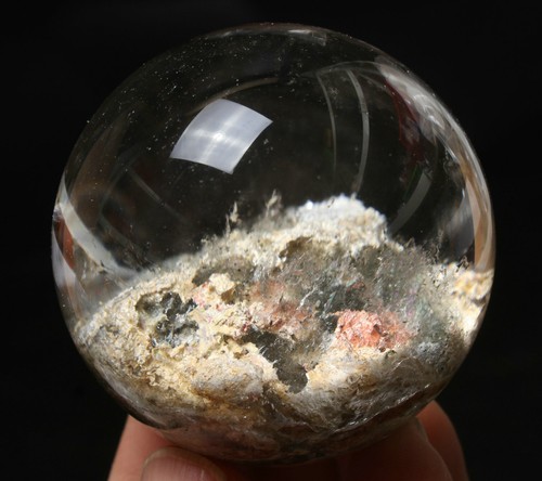 127g Natural Multilayer Phantom Natural Ghost Quartz Crystal Sphere Ball Healing