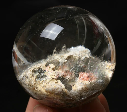 127g Natural Multilayer Phantom Natural Ghost Quartz Crystal Sphere Ball Healing