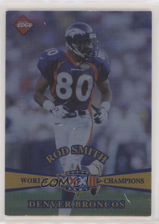 1998 Collector's Edge Super Bowl XXXII Silver Rod Smith #5 0q3