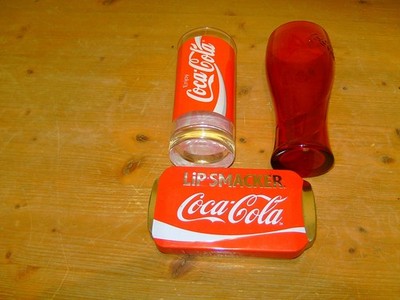 2 Coca Cola Gläser -  Coca Cola LIP SMACKER