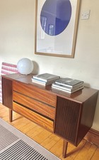 Mid Century Radiogram HMV Stereogram Sideboard Cabinet Garrard Record TV Vintage