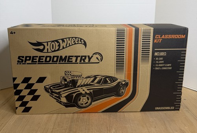 #ad #ad HOT WHEELS SPEEDOMETRY CLASSROOM KIT 1:64 DIECAST CARS amp; TRACK UNASSEMBLED NEW $89.99