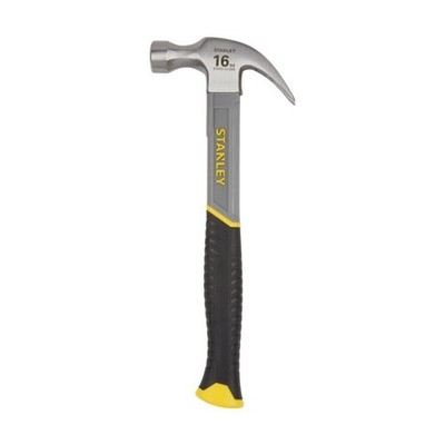 Stanley Fiberglas Klauenhammer 16 Unzen Bi-Material Griff für Komfort und Anti-Rutsch