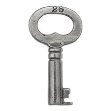 EAGLE LOCK Co. STEAMER TRUNK Key Code 26 - Antique Key - my ref.k649