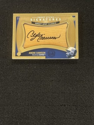 2005 Sweet Spot Classic Sticks Signatures #AD Andre Dawson Auto /35 Expos HOF