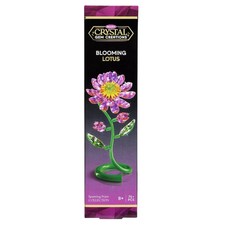 Cra-Z-Art Crystal Gem Creations Sparkling Prism Blooming Lotus Craft Kit