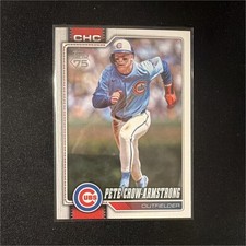 Topps 2026 Series 1 Image Variation Pete Crow-Armstrong Chicago Cubs