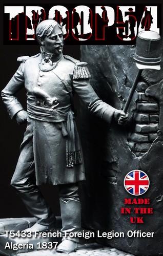 Troop54 French Foreign Legion Officer FFL Algeria 1837 54mm Unpainted kit - Picture 3 of 8