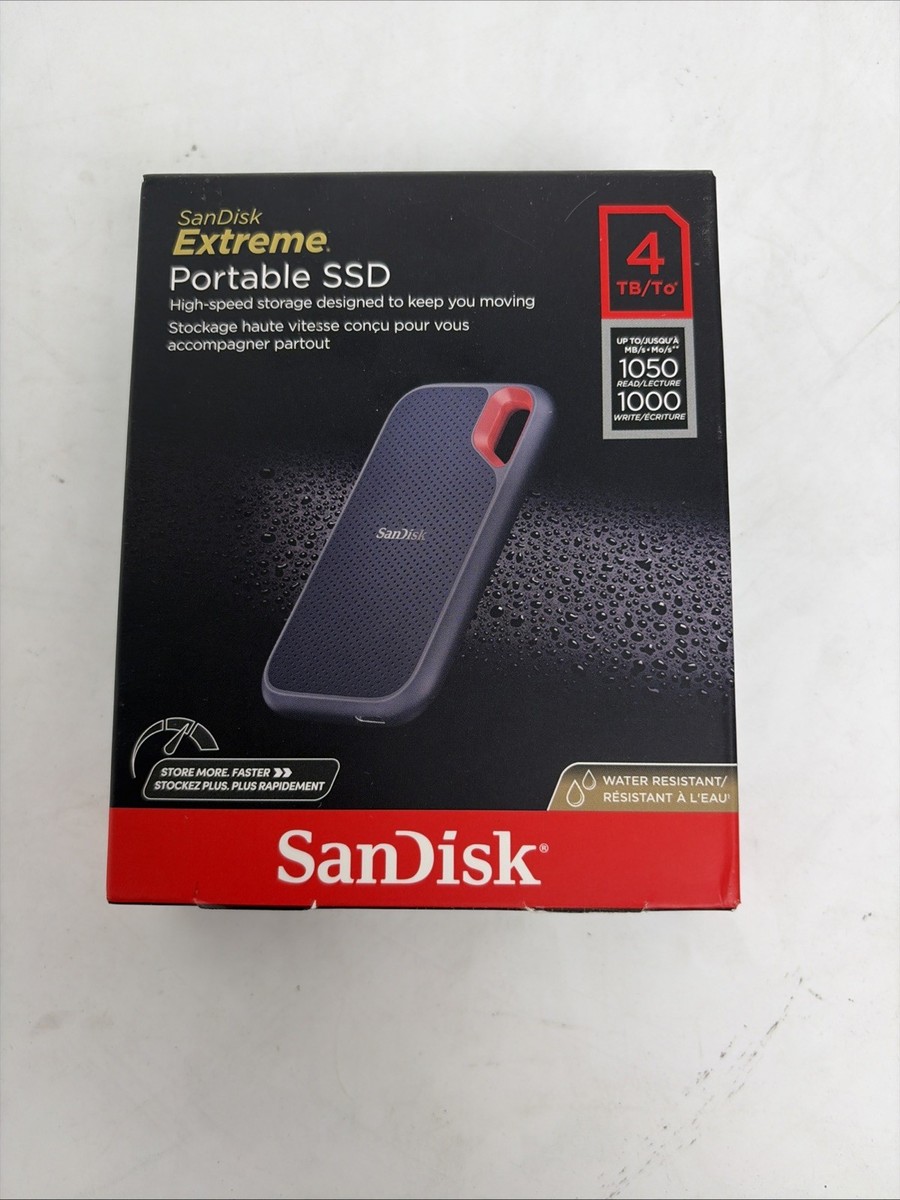 Buy SanDisk Extreme V2 4TB USB-C Portable External SSD (SDSSDE61