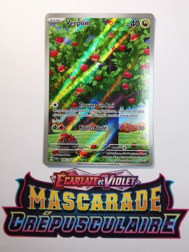 Verpom – Coffret 10 Cartes Pokémon Françaises – Ultraboost X Mascarade Crépusculaire – Galerie Secrète 185/167