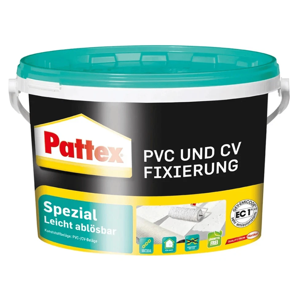 Pattex PVC und CV Fixierung Spezial 3,5 kg Fußbodenkleber 2er Sparpack  (7 KG) - Bild 2 von 2