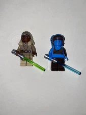 Lego Star Wars Stass Allie and Aayla Secura Rare Jedi Minifigures - Torso Cracks
