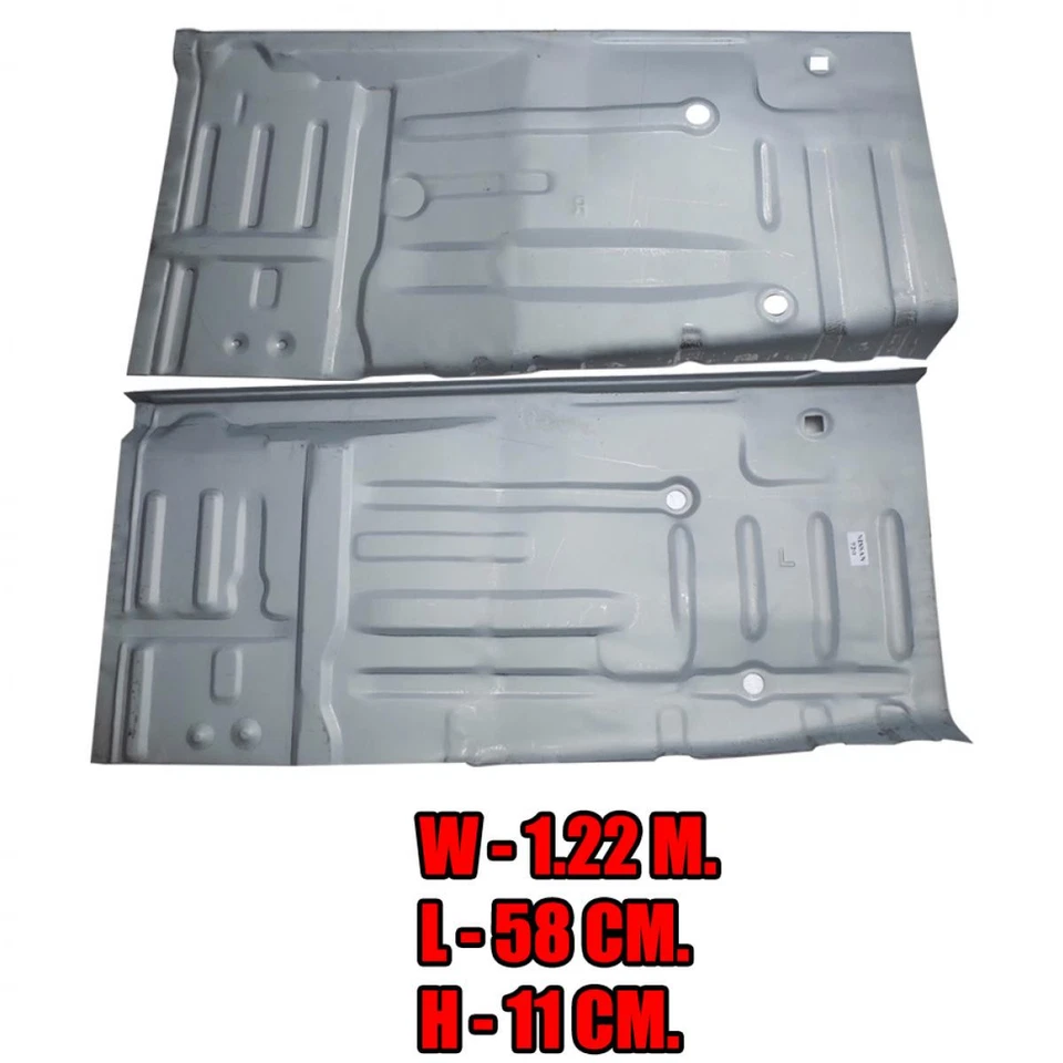 Panel de piso largo par derecho derecho izquierdo para camioneta Nissan Datsun 720 UTE 1980-1986 Foto 3 de 4