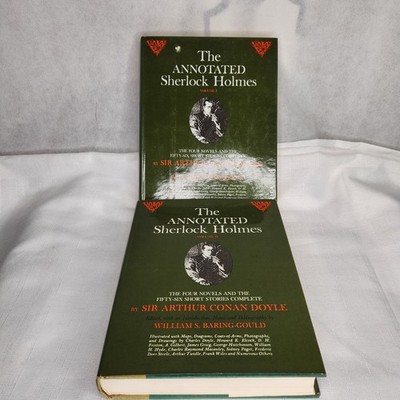 The Annotated Sherlock Holmes Vol 1 & 2. Hardcover 1967