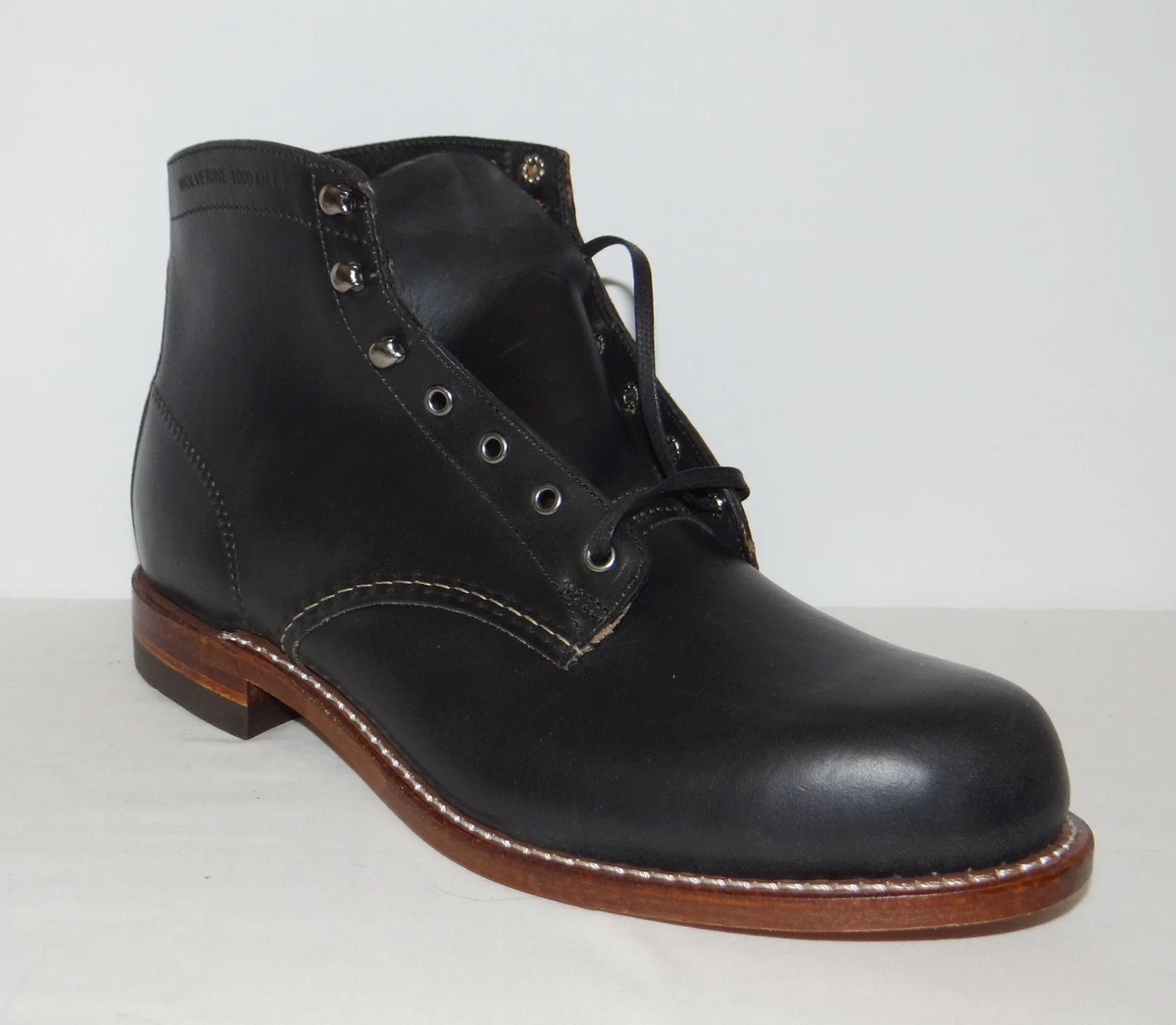 Black Wolverine 1000 Mile Boots for Men for sale | eBay