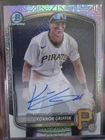 2025 Bowman Chrome Prospect Mega Box Autographs Konnor Griffin #BMA-KG (AU, RC)