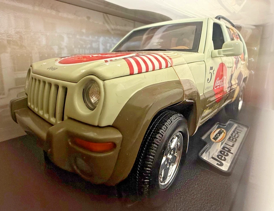 RARE 2002 Matchbox Collectibles Coca-Cola JEEP LIBERTY 1:20 Scale Diecast NIB - Image 3 of 4