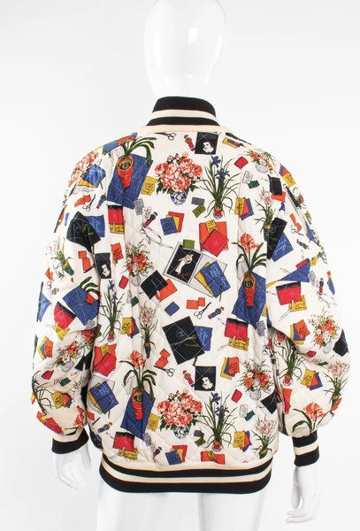 Vintage CHANEL Quilted Bomber Jacket – 1986 “Notebook Collection”