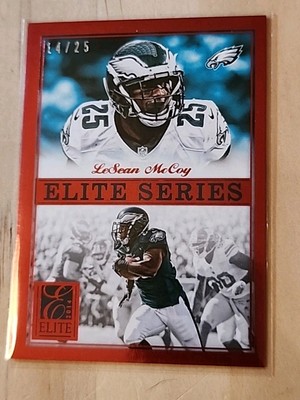   14/25 LeSean McCoy 2014 Elite Elite Series Red#15 Philadelphia Eagles 
