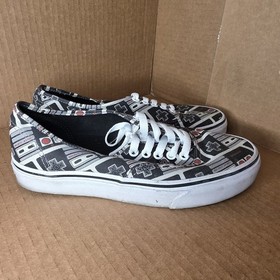 Vans x Nintendo Authentic NES Controller Print Sneakers - Men's 6.5 / Women's 8