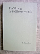 DDR Fachbuch Clausnitzer EINFÜHRUNG IN DIE ELEKTROTECHNIK E-Technik Grundlagen