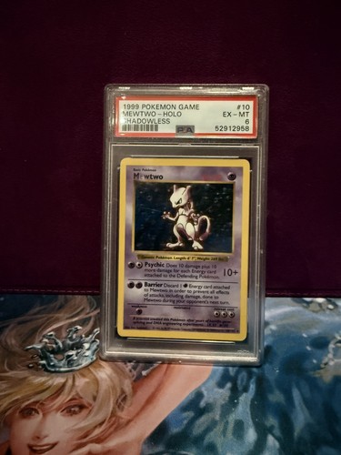 Mewtwo (Shadowless) graded PSA 6 for sale on eBay