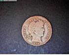 1909-D SILVER BARBER DIME