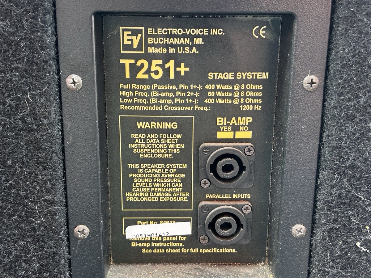Electro-Voice EV T251+ ネットワーク 9935A1128 Electro-Voice EV T251+ ネットワーク 9935A1128 Electro-Voice EV