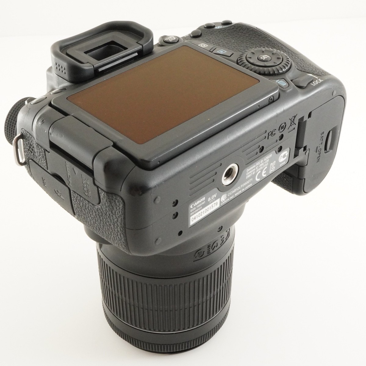 11,194 Shots] Canon EOS 70D + EF-S 18-55mm IS STM In Box from