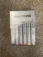 Too Copic 12pc Sketch Basic Set Sb12 Alcohol Markers 12 Pen Color US SELLER