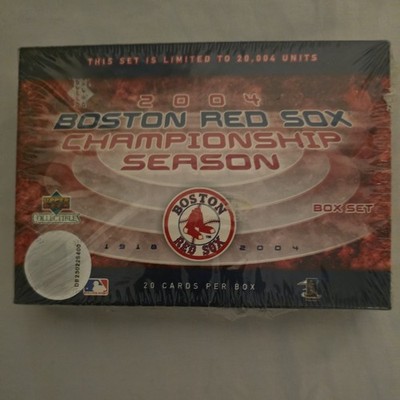 2004 Upper Deck Boston Red Sox Championship Season Factory Sealed Card Set PCM2