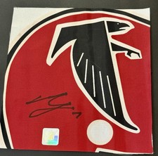 Bijan Robinson Signed Autographed NFL Atlanta Falcons Flag Piece - NFL Hologram