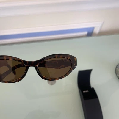 PRADA Brown Oval Sunglasses for Women for sale | eBay
