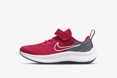 DA2777-607 Nike Star Runner 3 PS University Red Kinder Laufen Turnschuhe Sport
