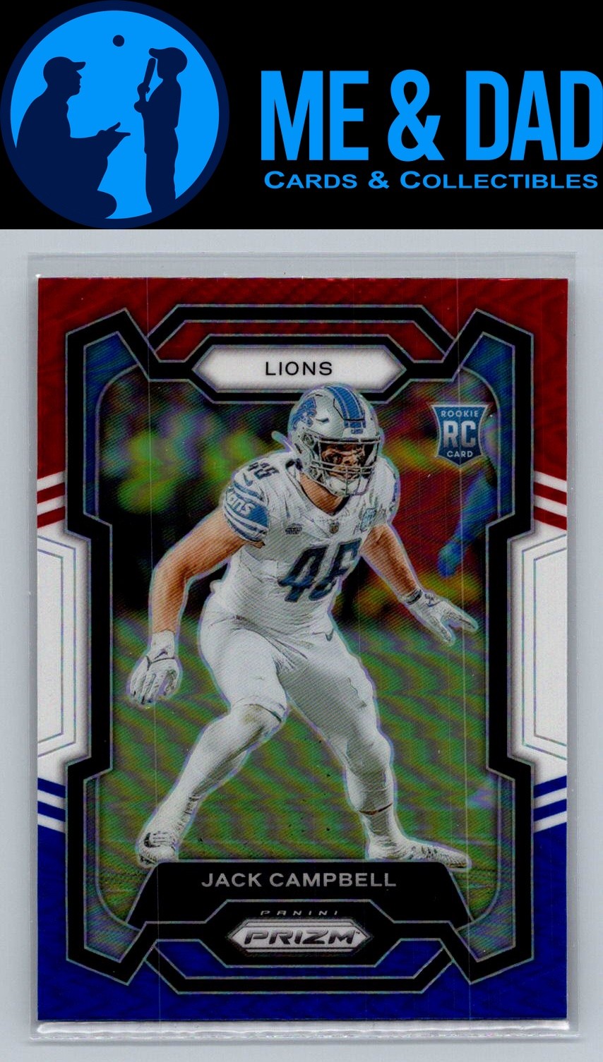 2023 Panini Prizm #330 Jack Campbell Red White and Blue