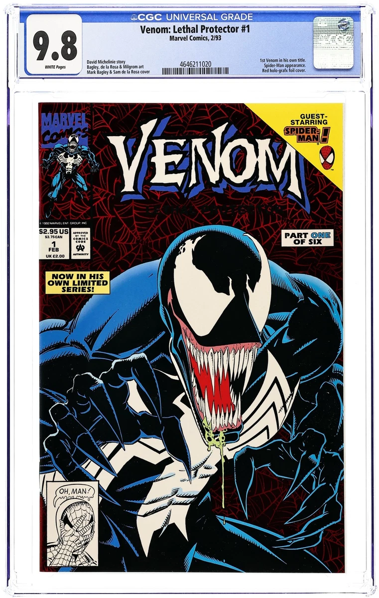 Venom Certified Guaranty Company (CGC) 9.8 Near Mint/Mint Comics