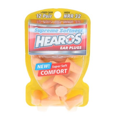 Hearos Supreme Softness Foam Earplugs, NRR 32, Extreme Comfort, Hearing Prote...