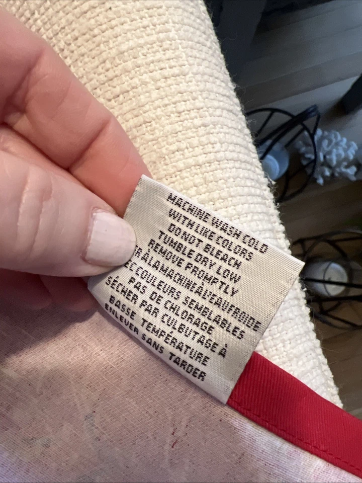 Williams Sonoma POLLOS ROJOS Algodón NUEVO Foto 3 de 4