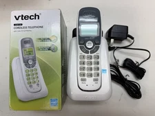 VTech CS6114 DECT 6.0 Cordless Phone with Caller ID/Call Waiting White- OPEN BOX