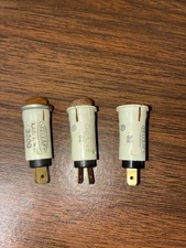 Leecraft Snaplite 32 Series Indicator Lamp, 125V, 1.3W Amber (Lot of 11)