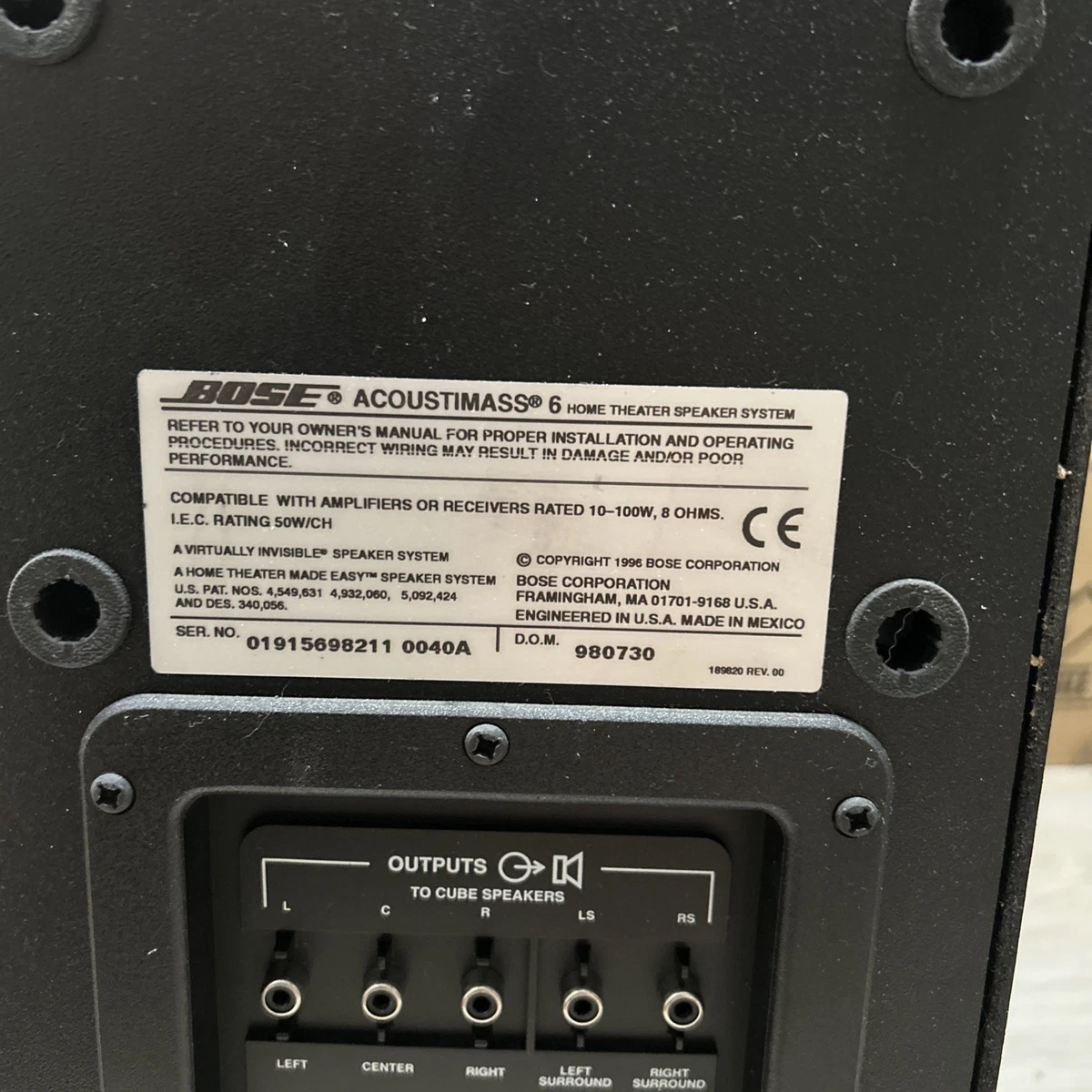Bose Acoustimass 5 Iii for sale - eBay