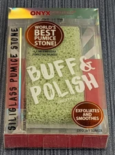 Onyx Professional 70800 Double-Sided 100% Siliglass Pumice Stone Callus Remover