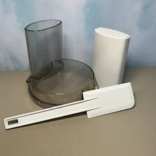 Cuisinart Little Pro Plus Handy Prep Work Bowl Lid Spatula  Pusher