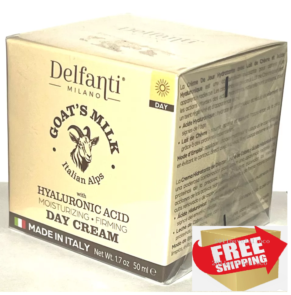 Delfanti Goat's Milk Hyaluronic Acid Day Cream Firming | eBay