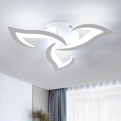 3-Farbige Moderne LED Deckenleuchte Dimmbar Deckenlampe Küchen Flur Wohnzimmer - Bild 1 von 4