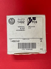 Allen Bradley 1492-N2 Ser A Terminal Block Accessory Retaining CLIPS 35pcs NEW