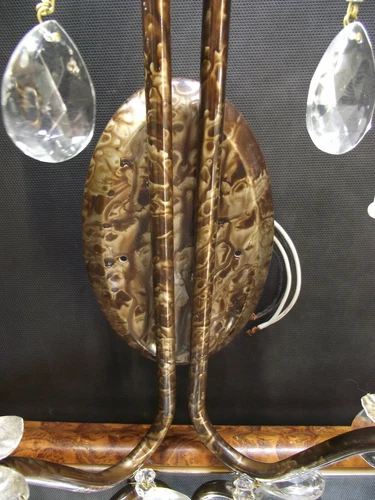 PAIR Maxim Lighting Elegante 2-Light Wall Sconces with Art Glass Shades - Picture 4 of 7