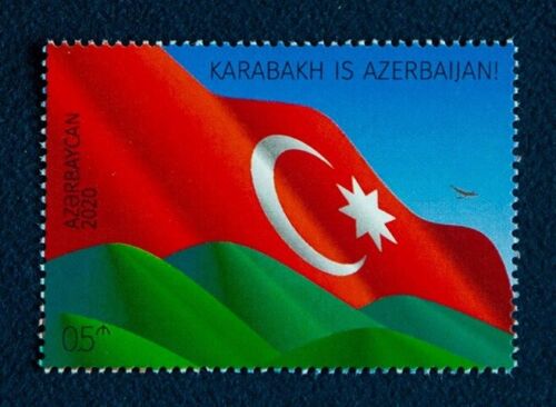 Azerbaijan 2020 * KARABAKH IS AZERBAIJAN * Flag * Stamp * MNH - Picture 1 of 2