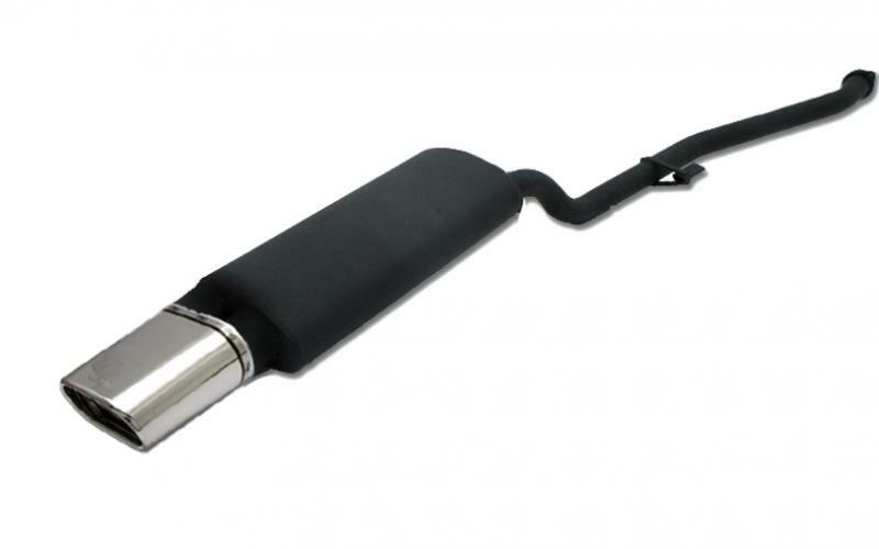 Silencieux echappement BMW E30 316i en acier alumine renforce avec canule ovale
